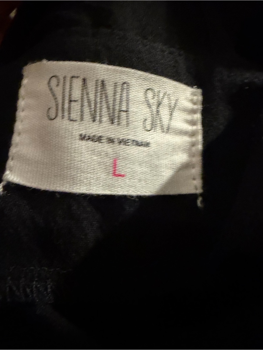 Sienna Sky Black Wide Leg Sleeveless Romper/Jumpsuit Size Large - Picture 4 of 7